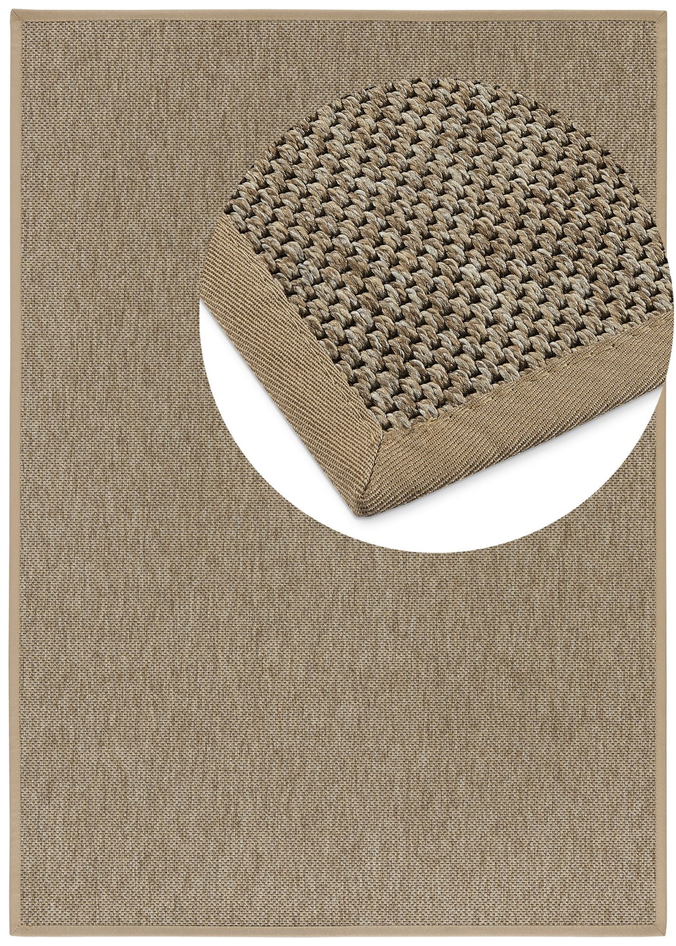 Naturino Prestige camel Draufsicht mit Lupe
