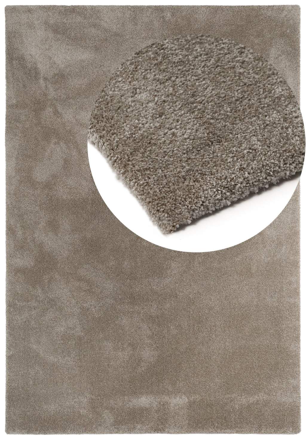 Urbana PREMIUM taupe Draufsicht mit Lupe