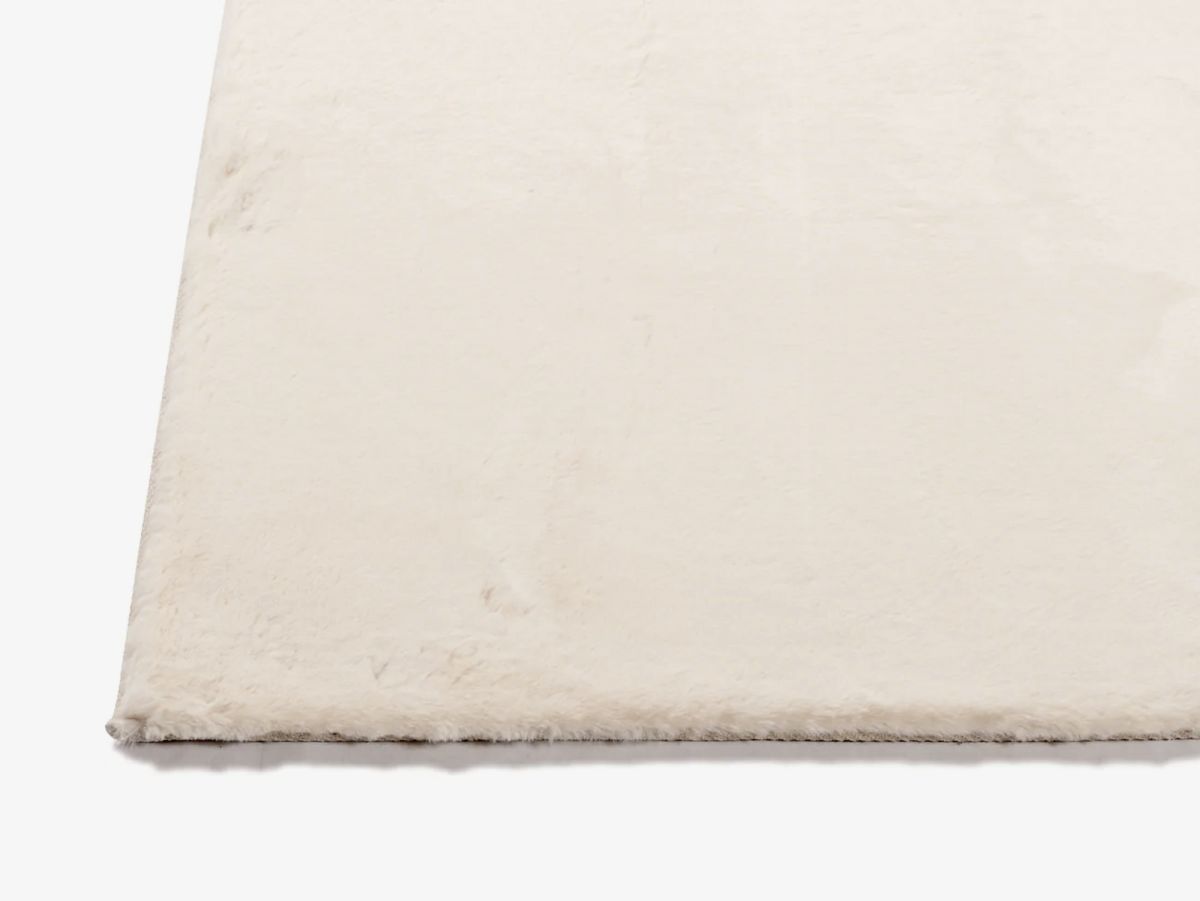 Hochflorteppich Lotti Beige Ecke