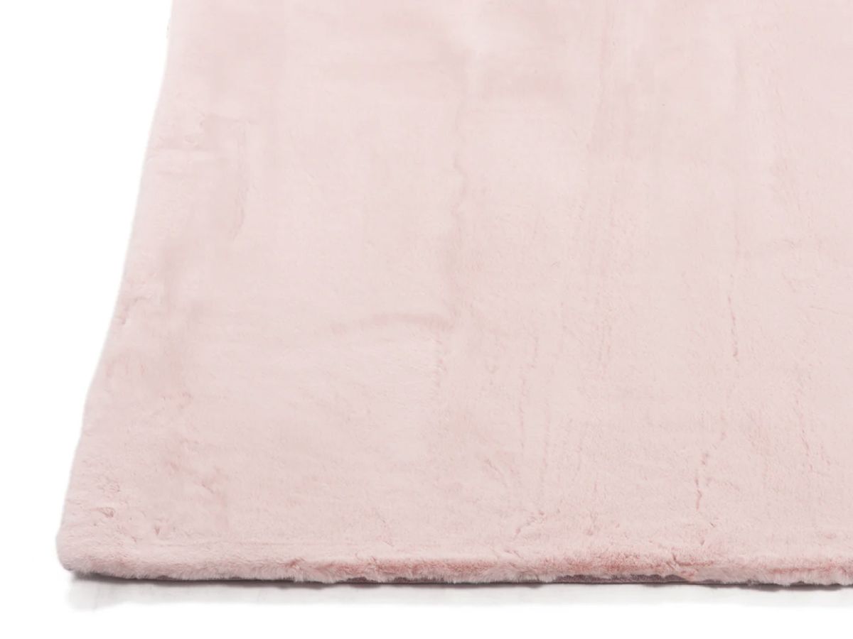 Hochflorteppich Lotti Rosa Ecke
