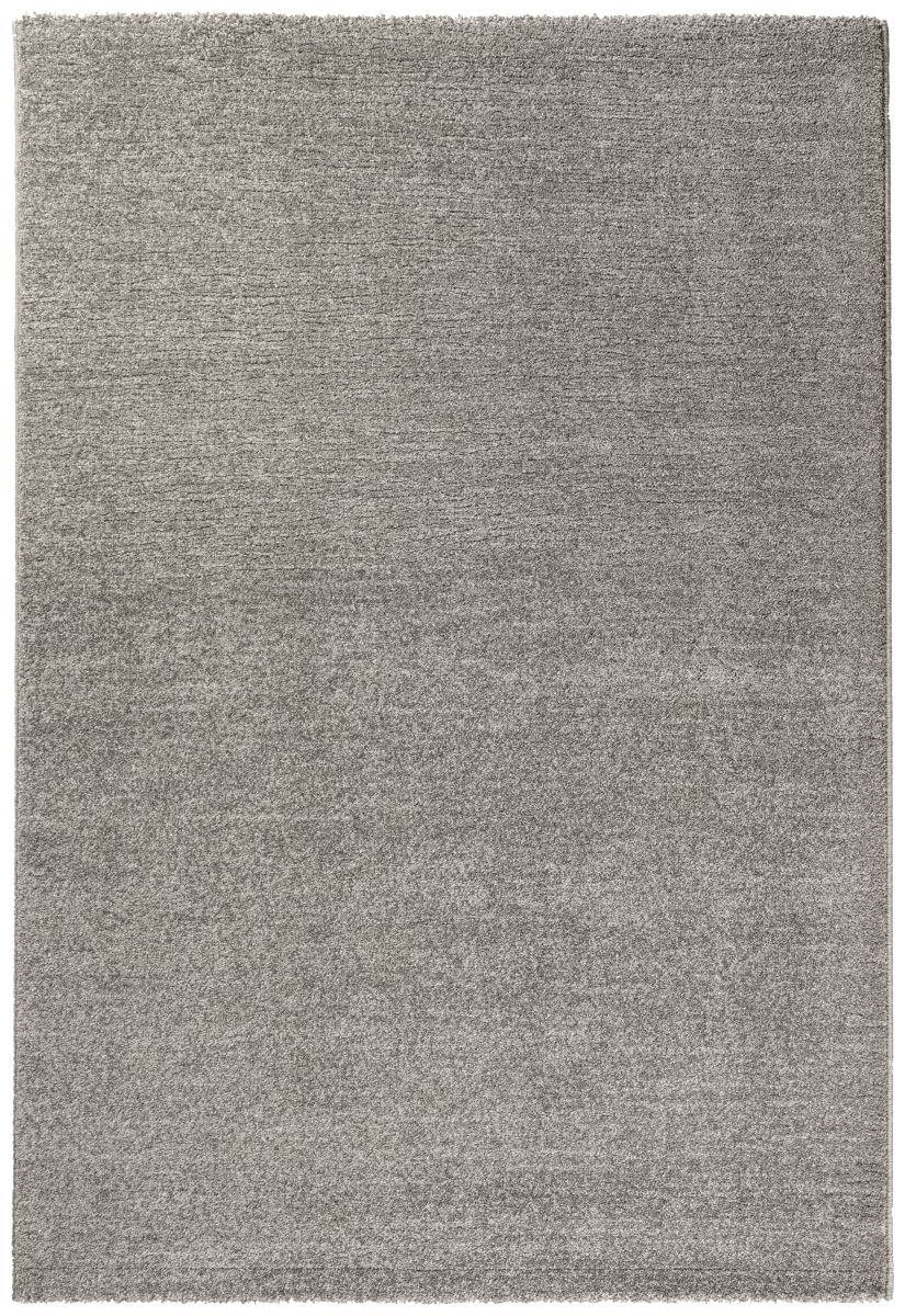 Kurzflorteppich Maduna Taupe Draufsicht