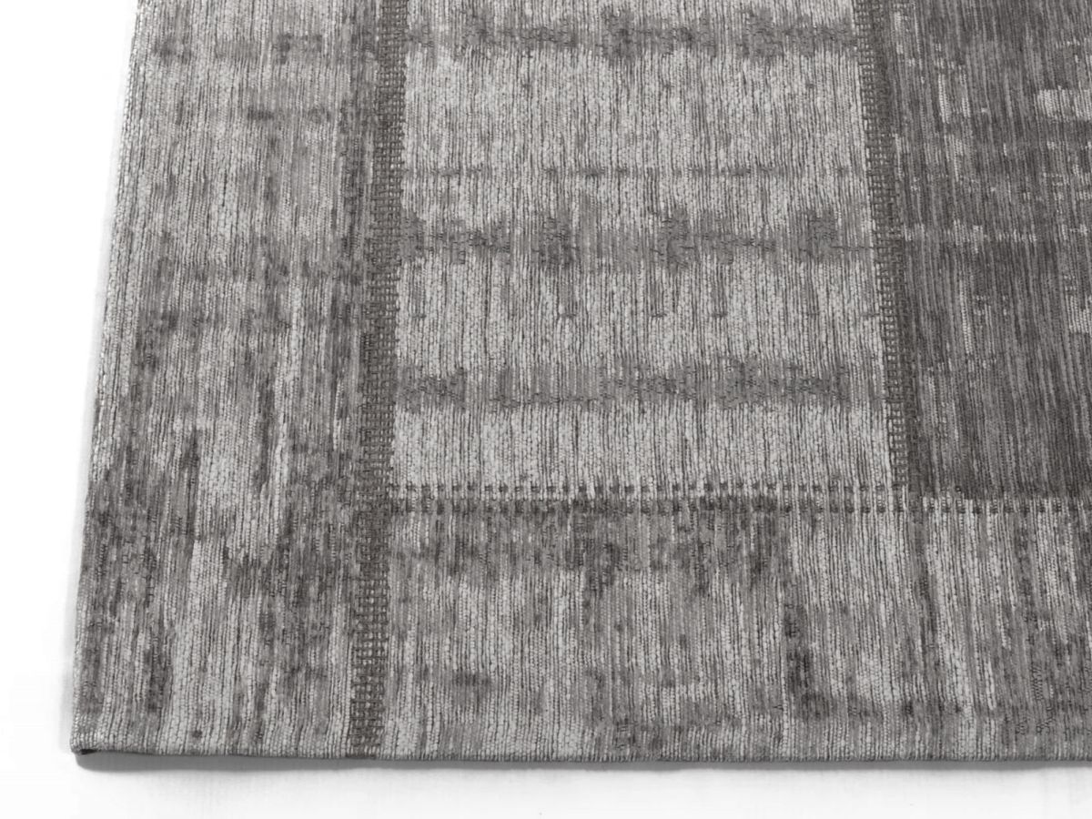 Designteppich Pablo Grau Ecke