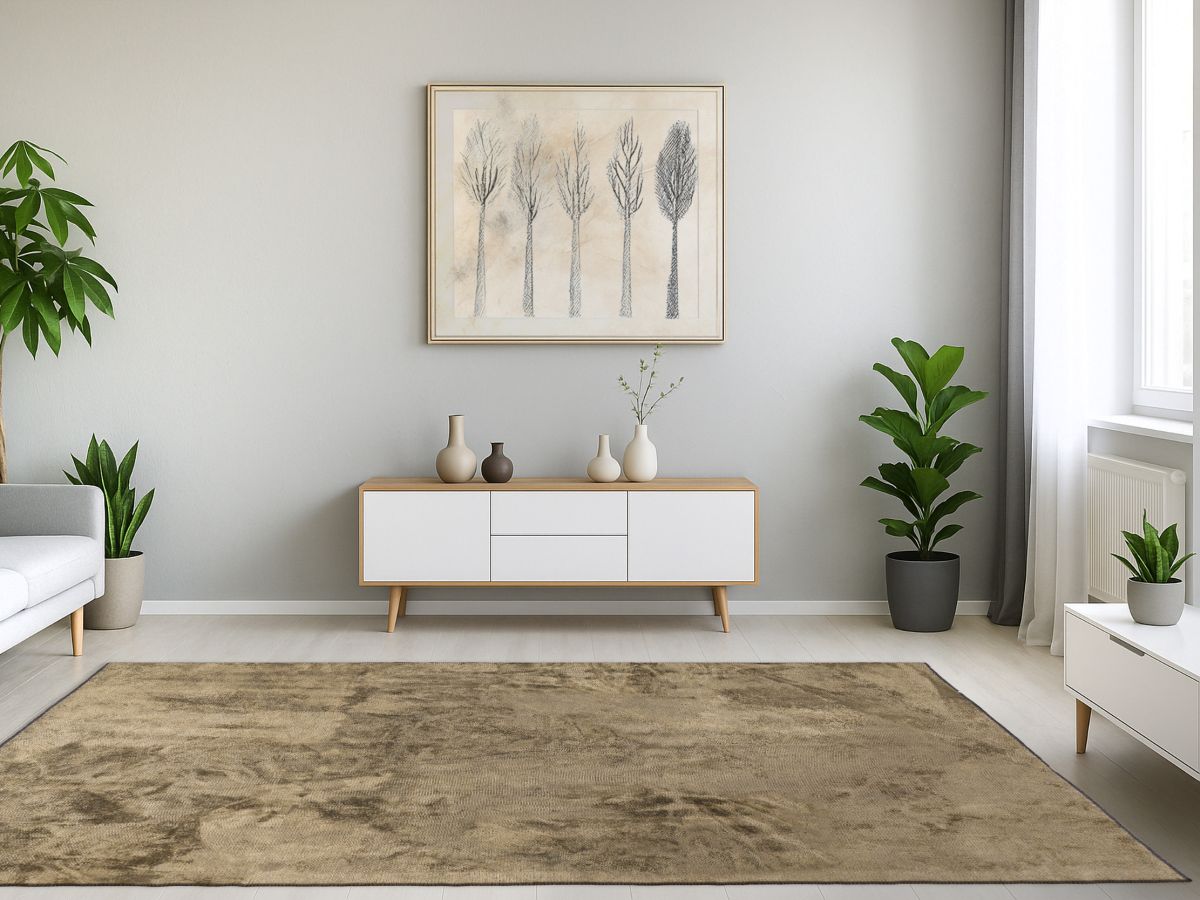 Luxusteppich Royce Gold Milieubild