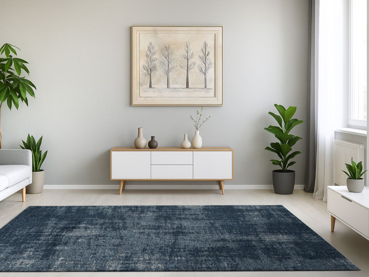 Vintage-Teppich Saragoza Denim Milieubild