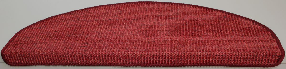Sisal-Stufenmatte Mara Rot-Meliert