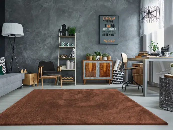 Milieu photo of a room with an Urbana in Terra color.