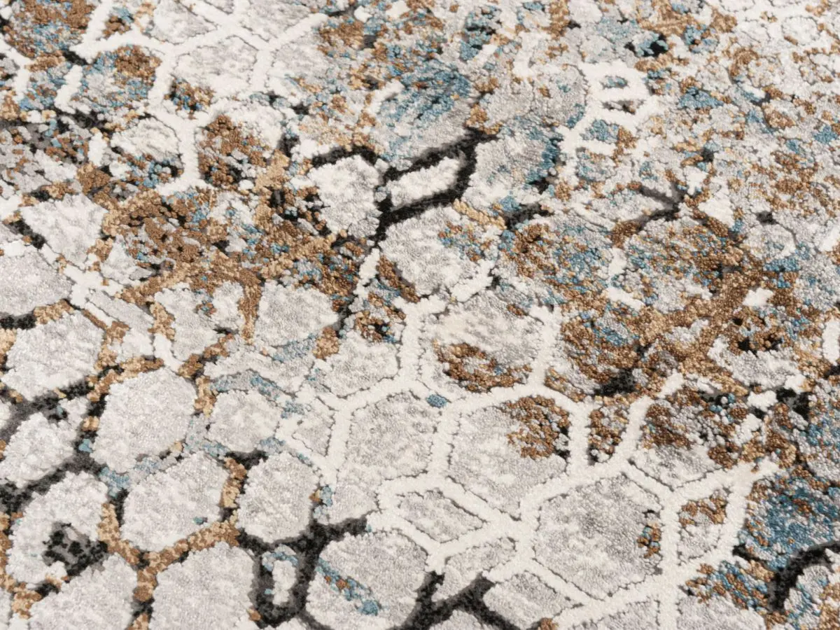 Close-up of a Diadem designer rug.