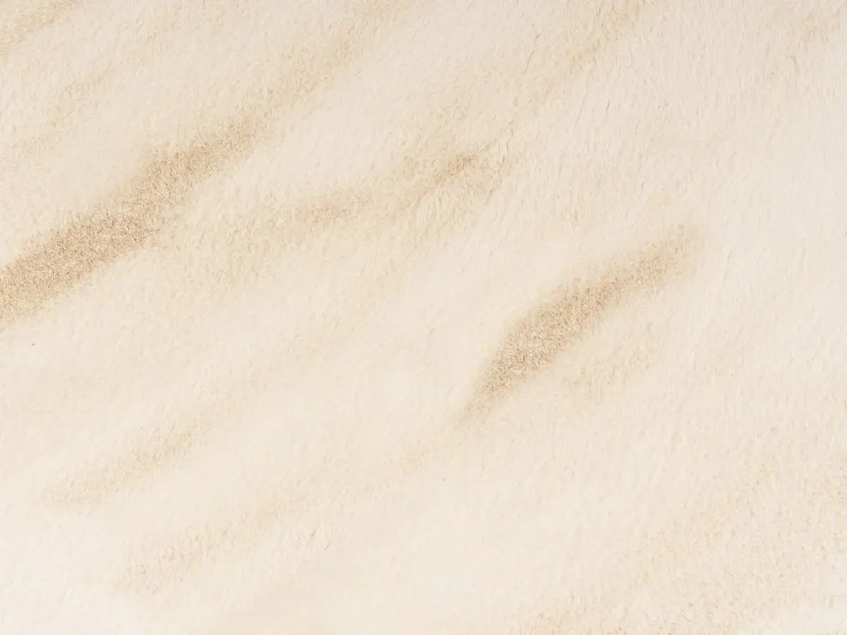 Hochflorteppich Lotti Beige rund Draufsicht Detail Hochflorteppich Lotti Beige rund Draufsicht schräg