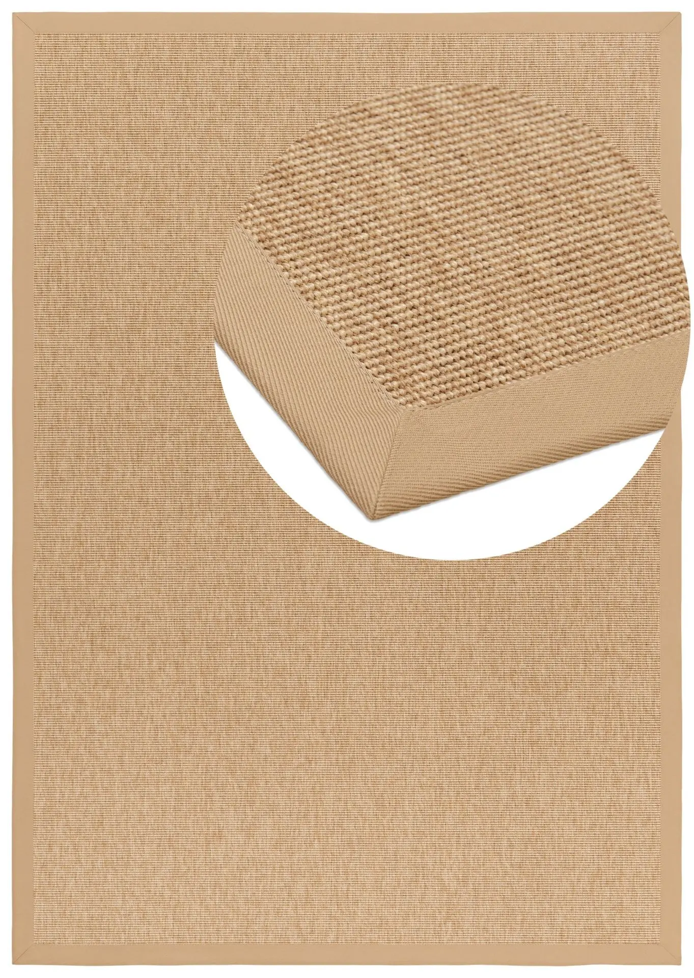 Naturino Rips S2 Natur Draufsicht mit Lupe