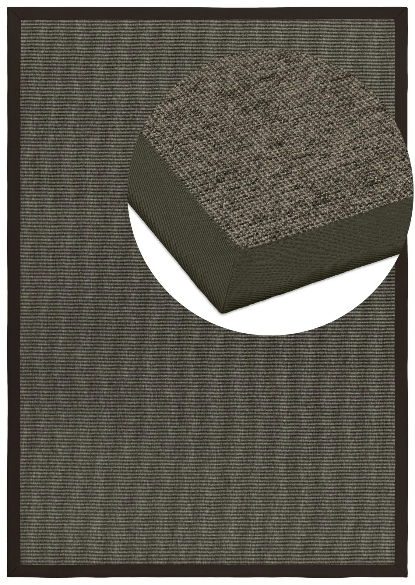 Naturino Rips S2  Anthrazit Draufsicht mit Lupe