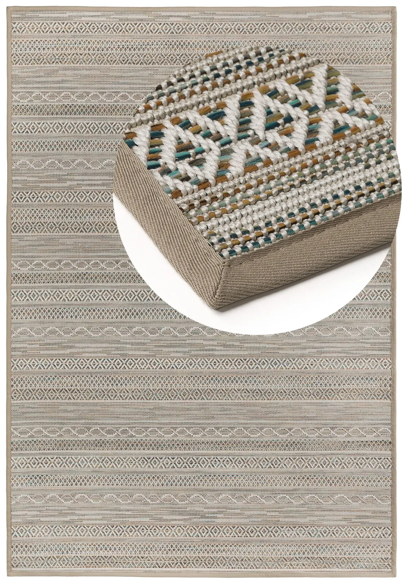 Naturino Joy S1 Barbados Beige Draufsicht mit Lupe Naturino Joy S1 Barbados Beige Draufsicht mit Lupe