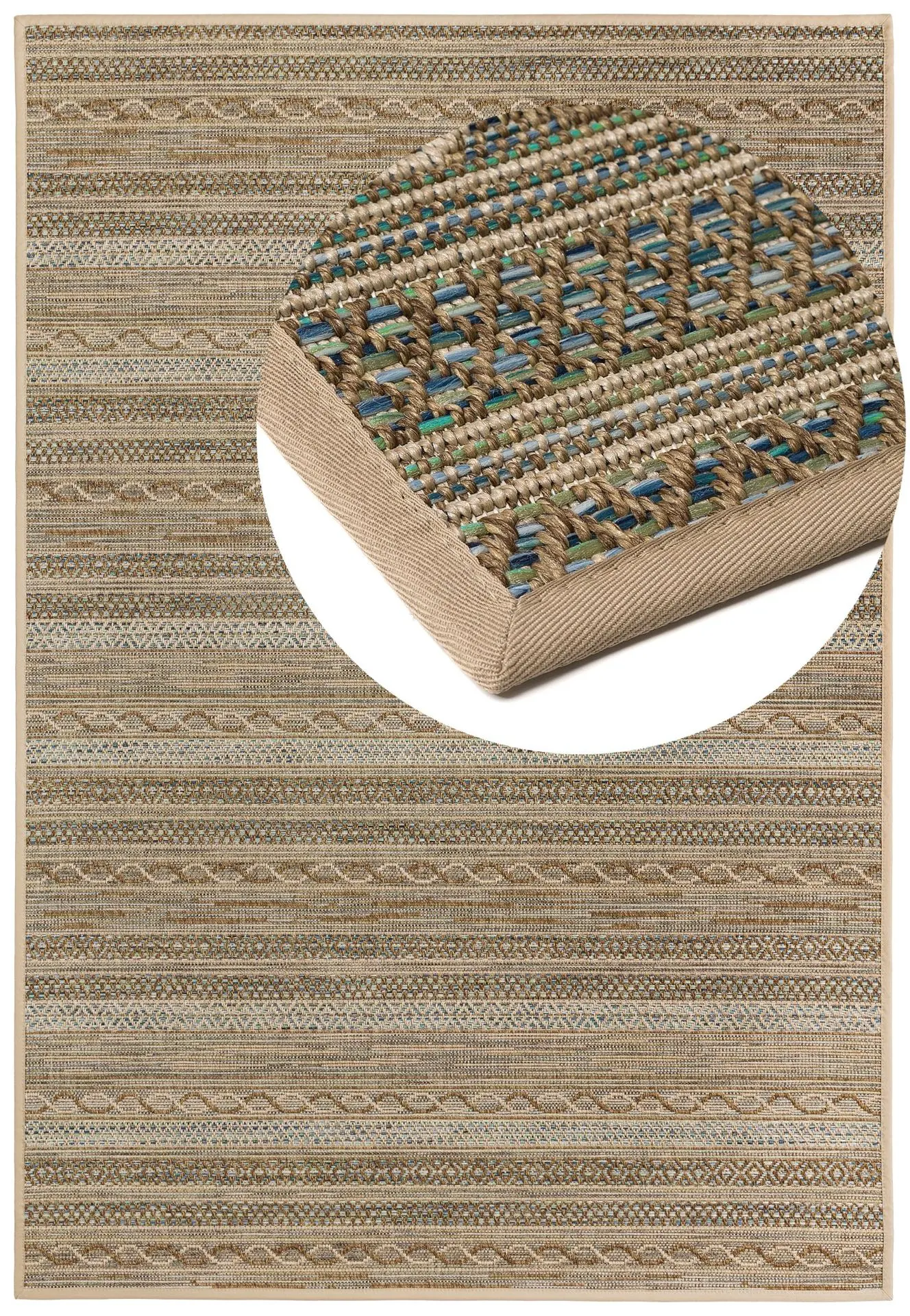 Naturino Joy S1 Barbados Natur Draufsicht mit Lupe Naturino Joy S1 Barbados Natur Draufsicht mit Lupe