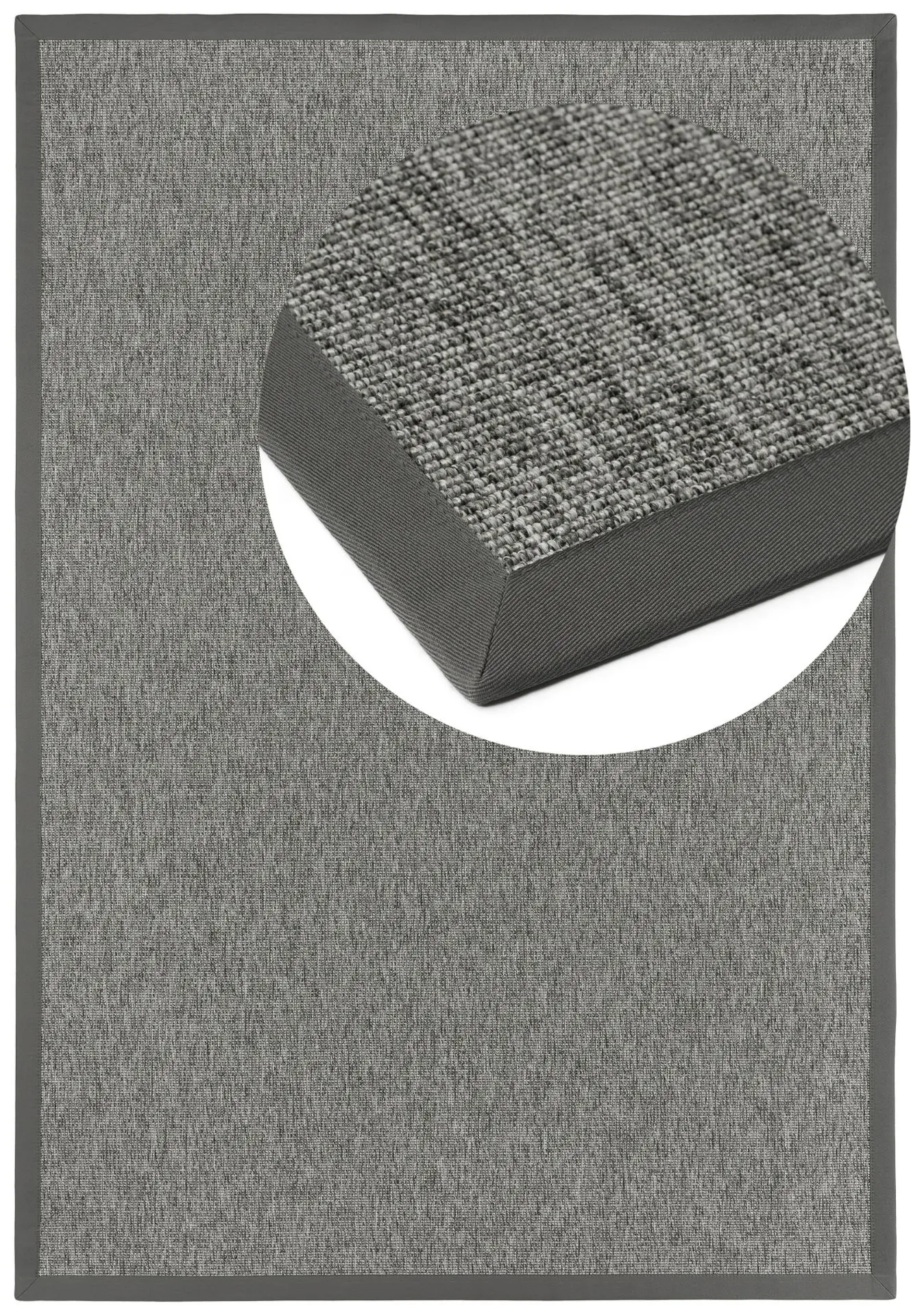 Naturino Basic S2 Platin 003 Bouclé Draufsicht mit Lupe Naturino Basic S2 Platin 003 Bouclé Draufsicht mit Lupe