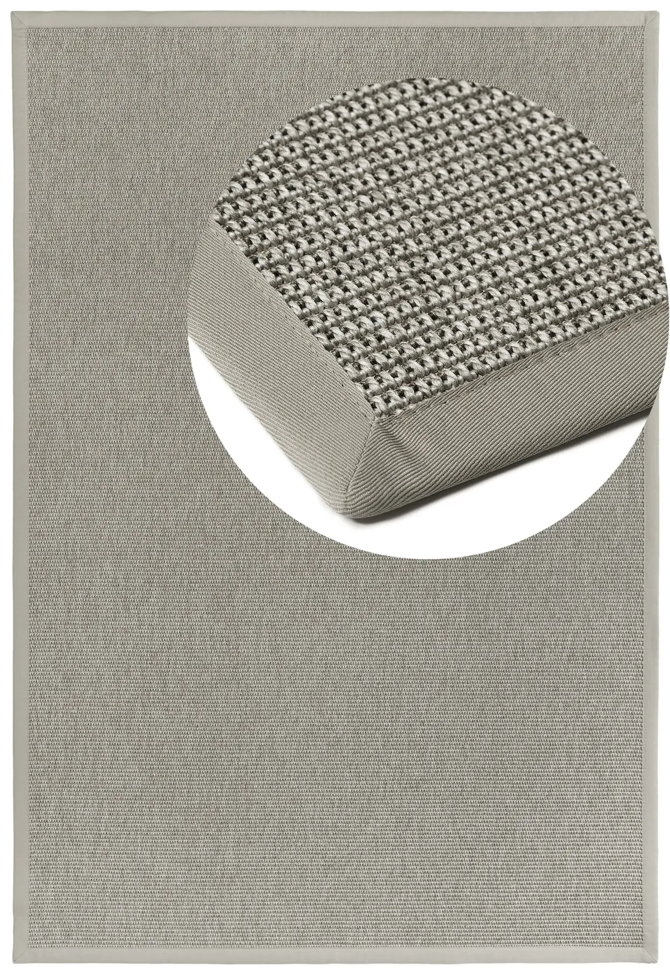 Naturino Basic S2 Silber 001 Twill Draufsicht mit Lupe Naturino Basic S2 Silber 001 Twill Draufsicht mit Lupe