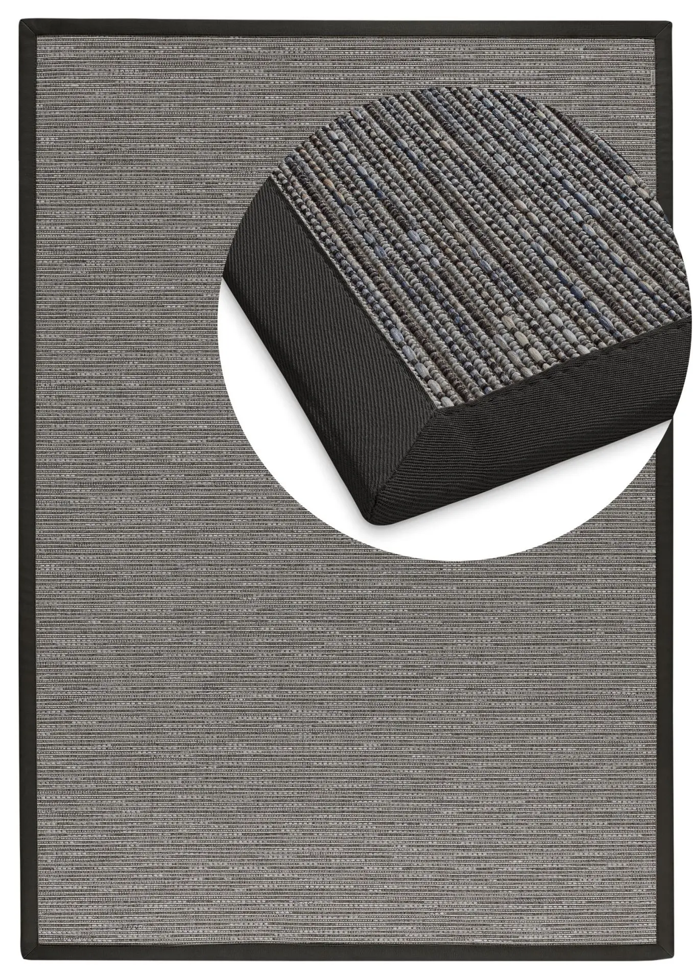 Naturino Effekt S2 Anthrazit Draufsicht mit Lupe