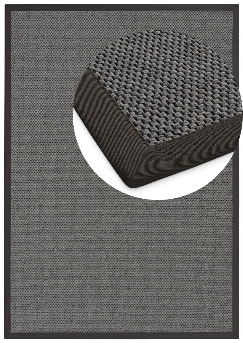 Naturana Panama S2 Anthracite top view with magnifying glass