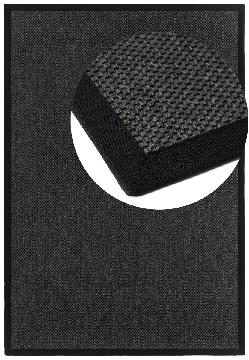 Naturana Panama S2 Black top view with magnifying glass