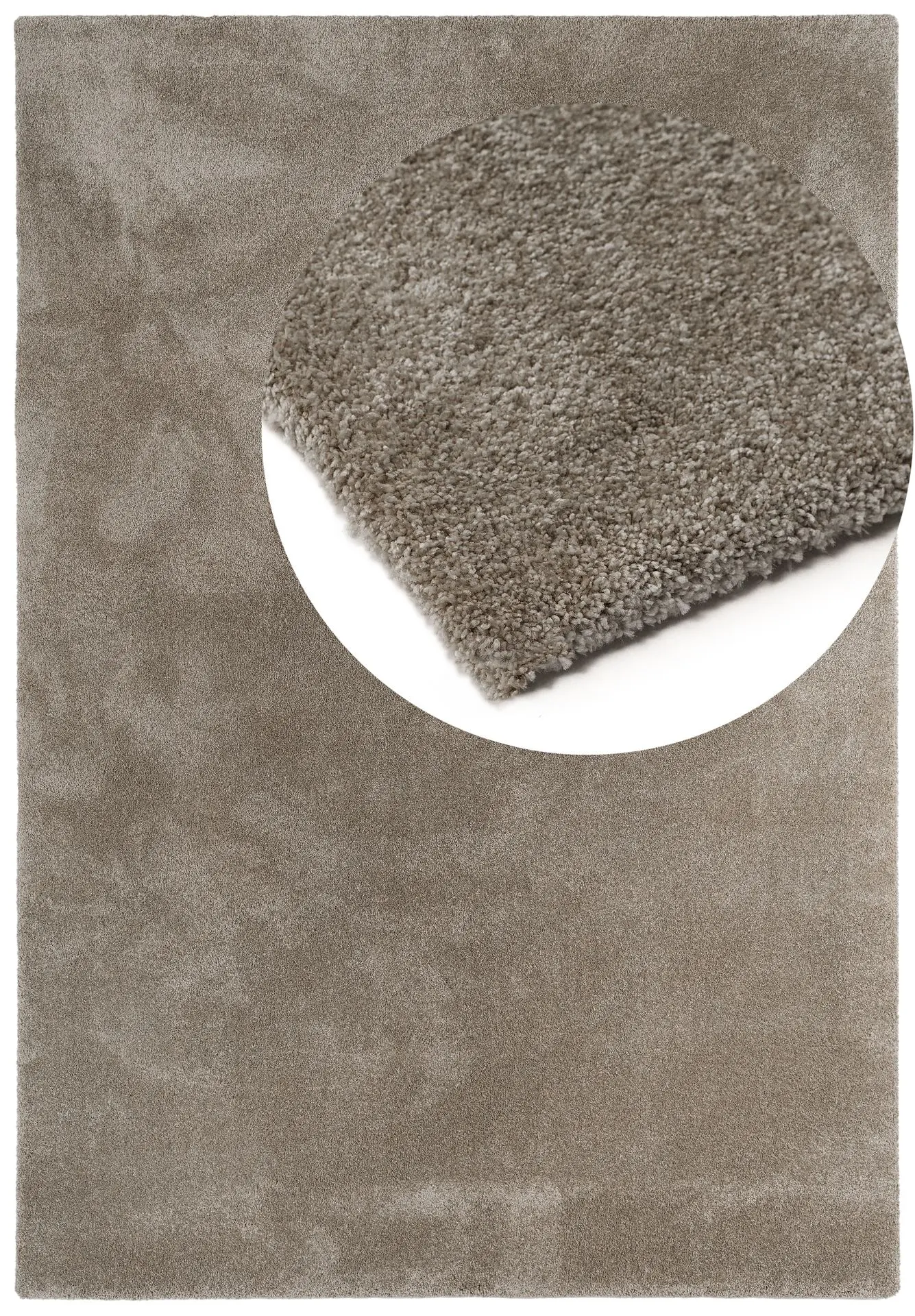 Urbana PREMIUM Taupe Draufsicht mit Lupe