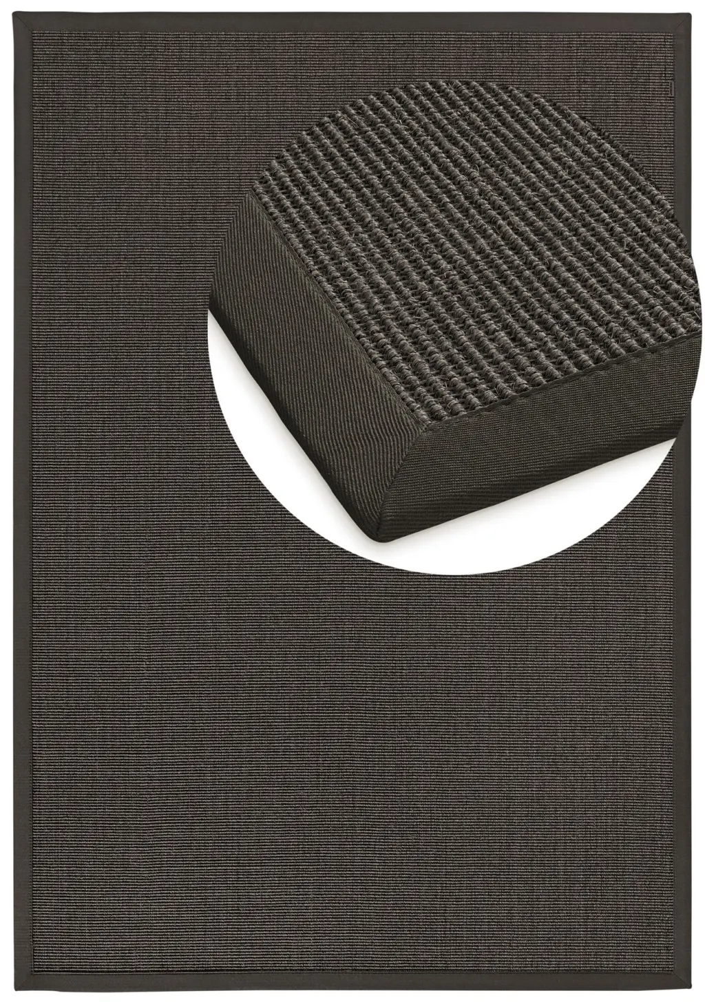 Mara S2 Nachtgrau Draufsicht mit Lupe