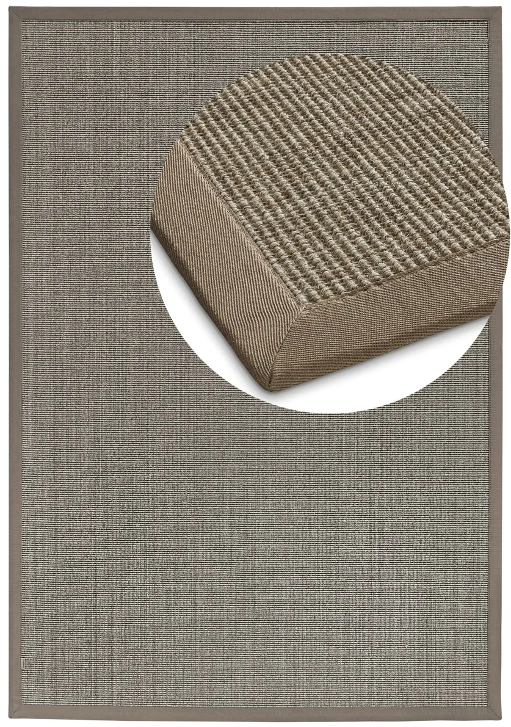 Mara S2 Graumix Draufsicht mit Lupe