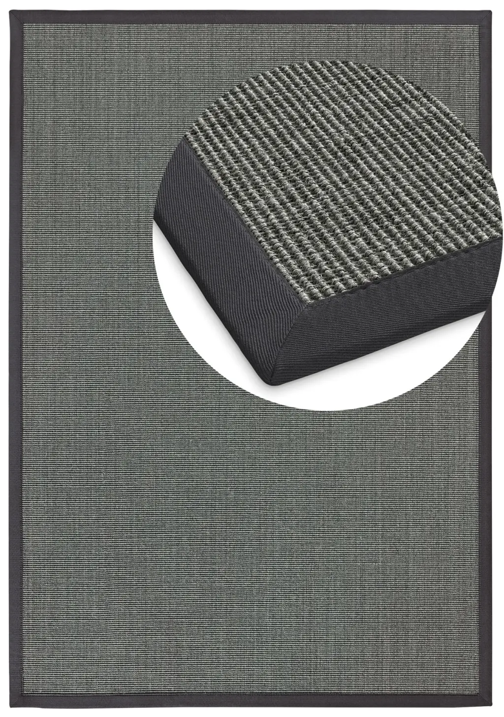 Mara S2 Anthrazit Draufsicht mit Lupe