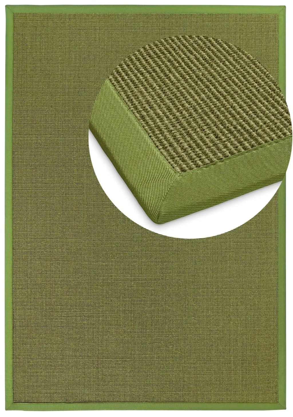 Mara S2 Avocado Draufsicht mit Lupe