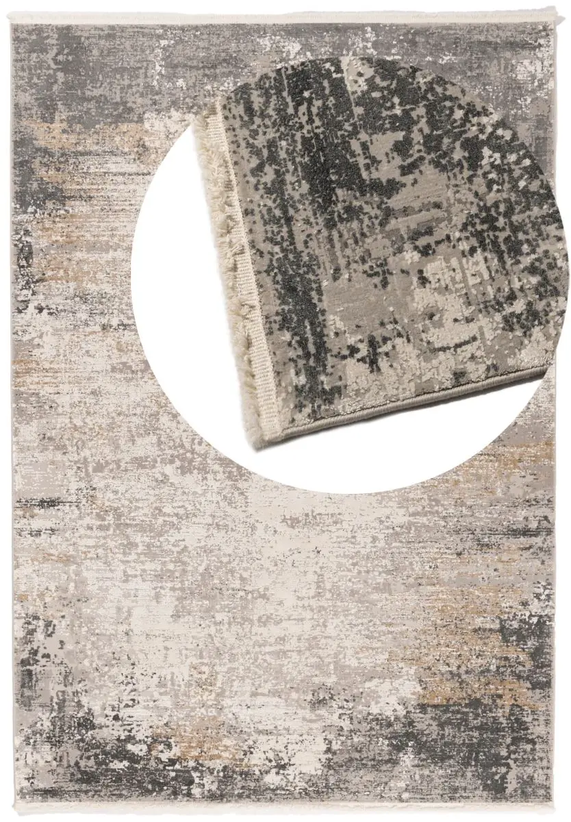 Diadem Grau Draufsicht mit Lupe