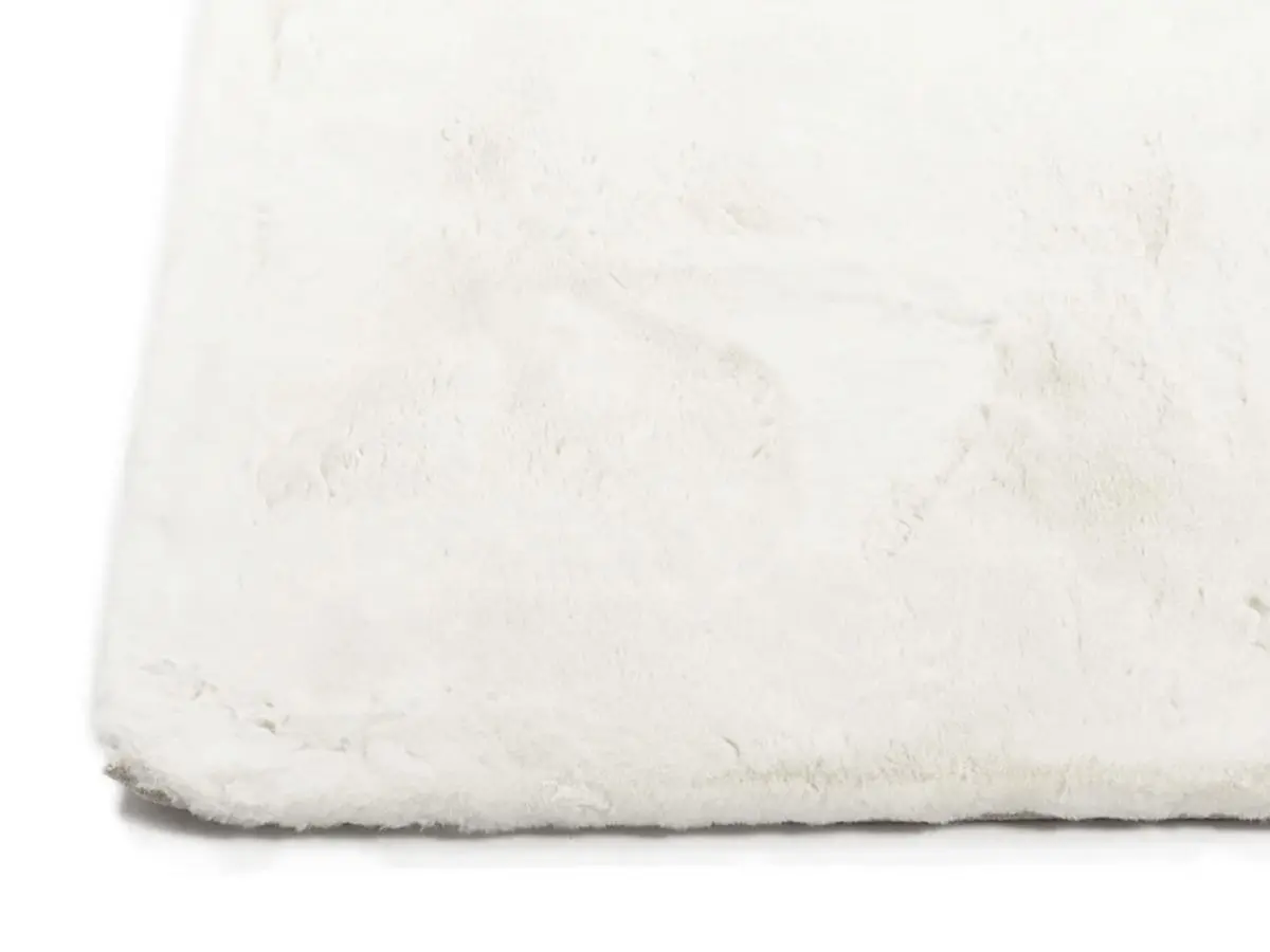 Hochflorteppich Lotti Weiß Ecke Hochflorteppich Lotti Weiß Ecke