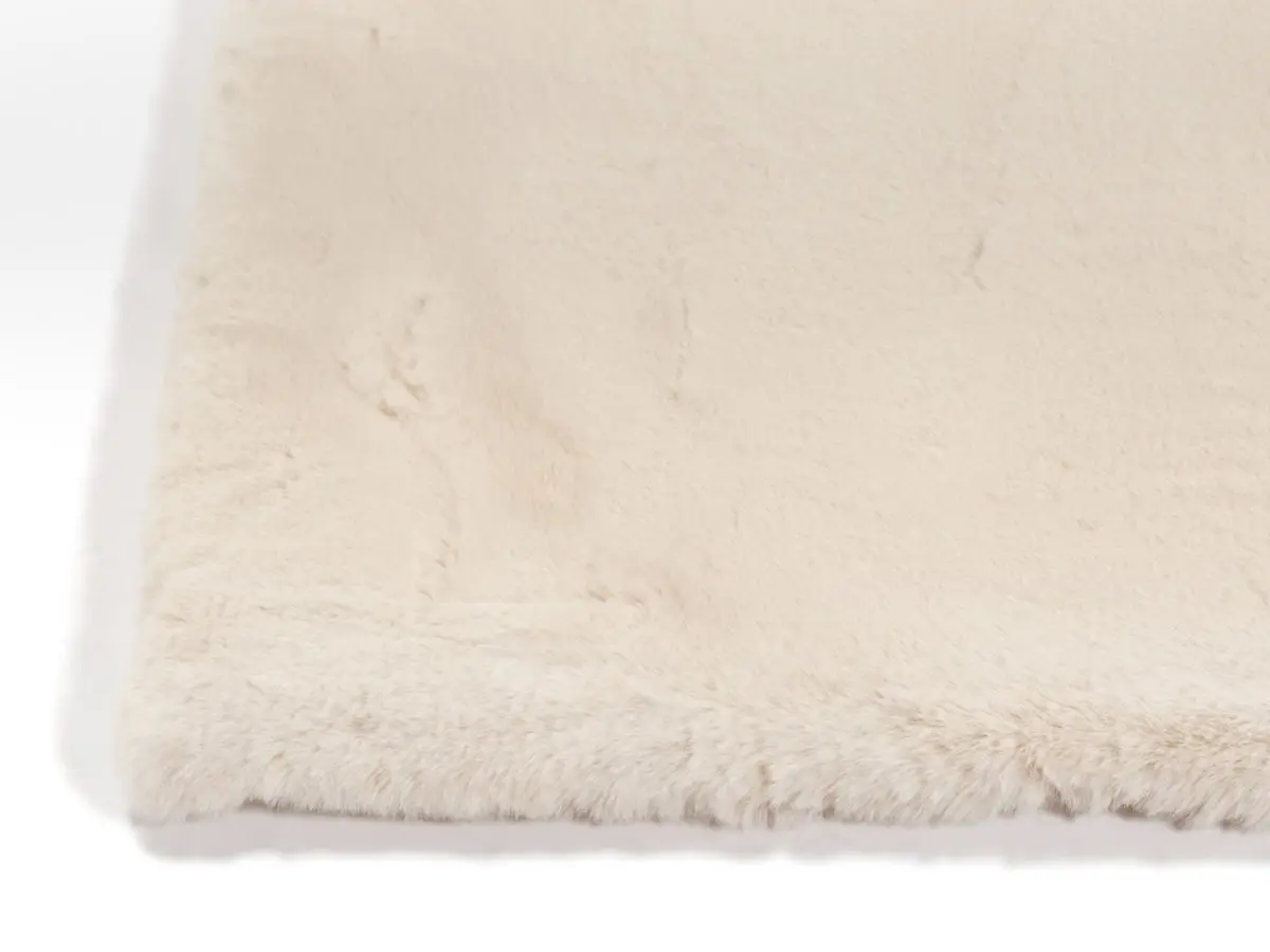 Hochflorteppich Louisa Champagner organisch Ecke Hochflorteppich Louisa Champagner organisch Ecke