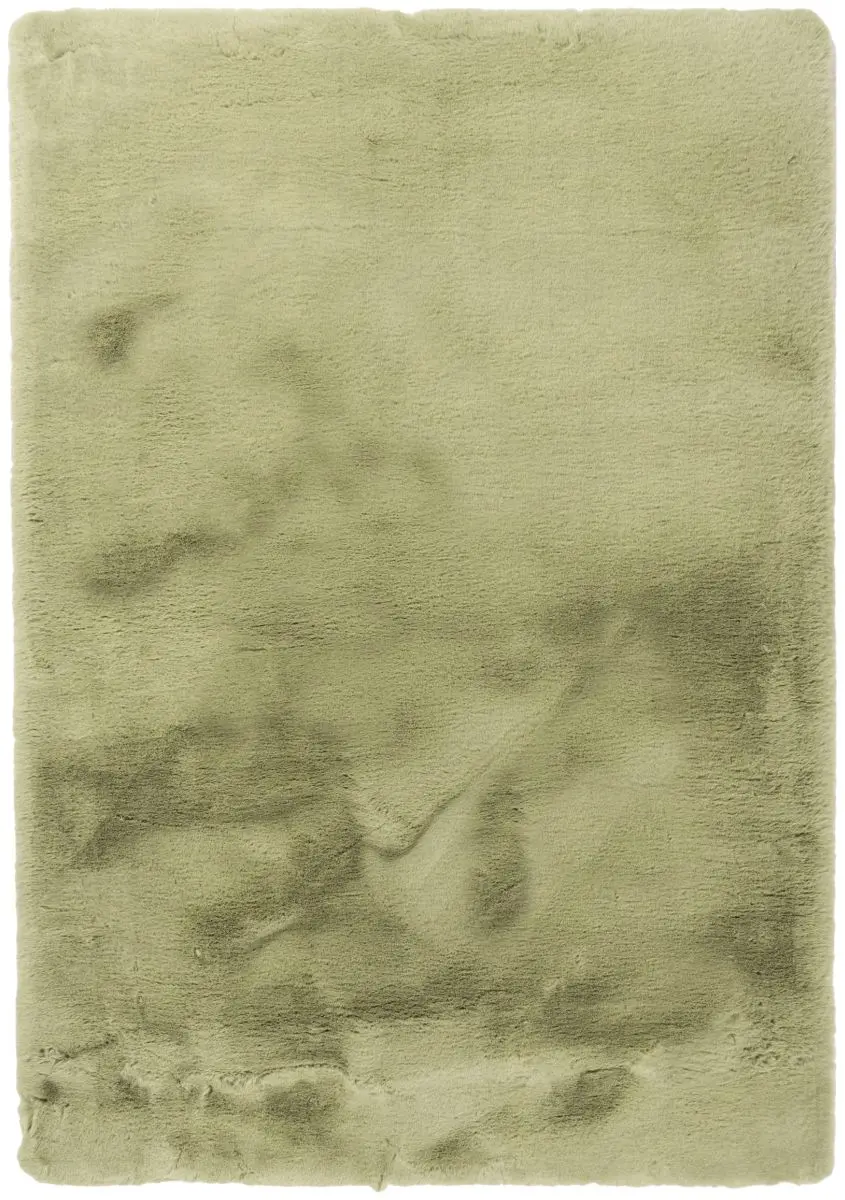 Hochflorteppich Louisa Grün Draufsicht Hochflorteppich Louisa Grün Draufsicht