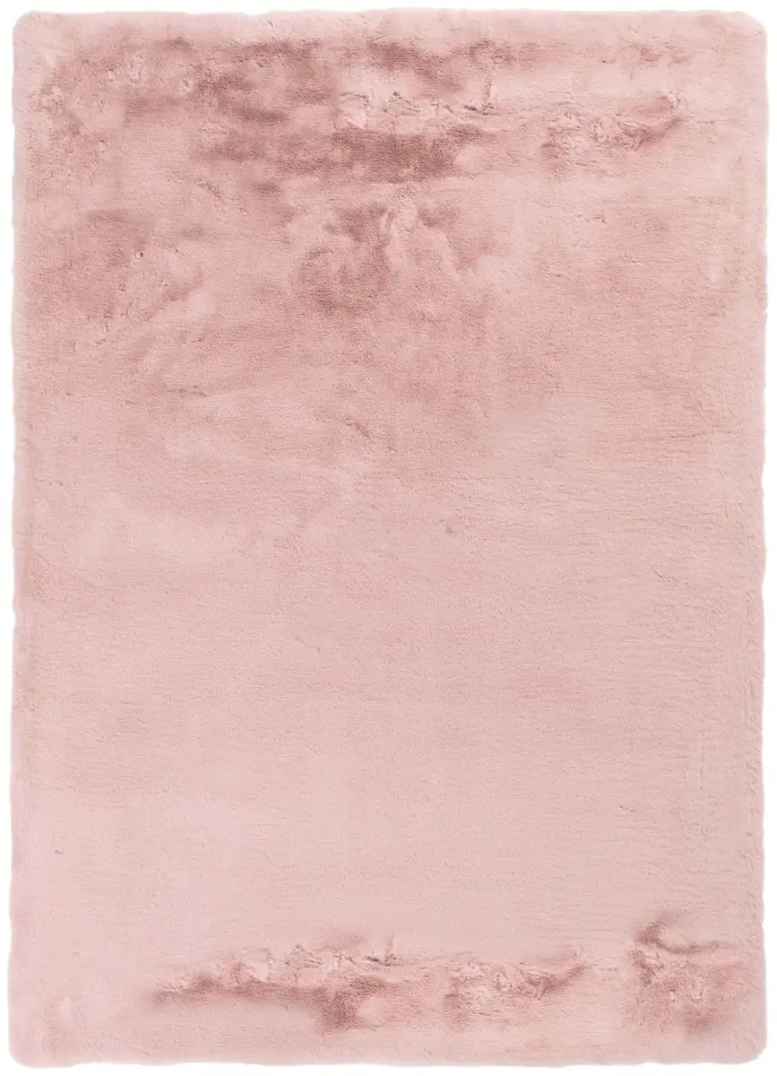 Hochflorteppich Louisa Rosa Draufsicht Hochflorteppich Louisa Rosa Draufsicht