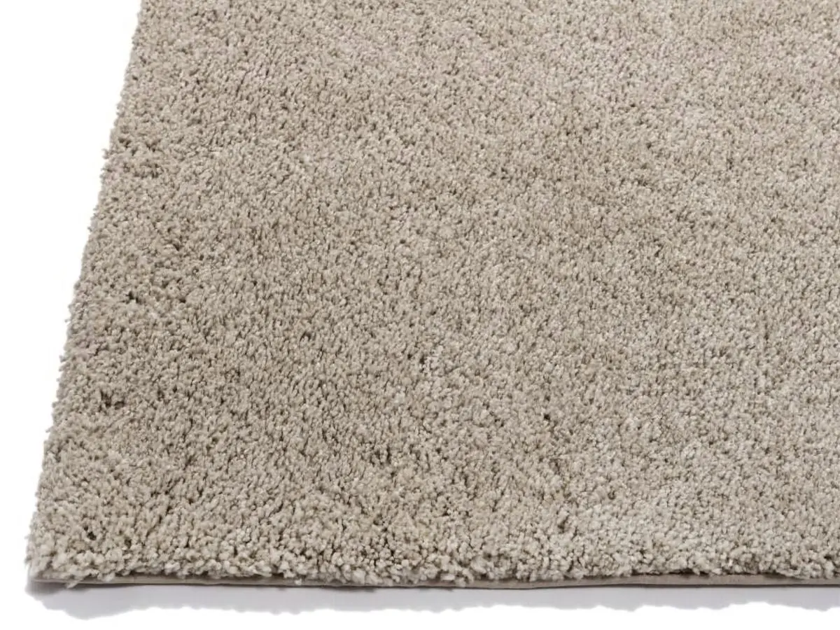 Hochflorteppich Lucida Beige Ecke