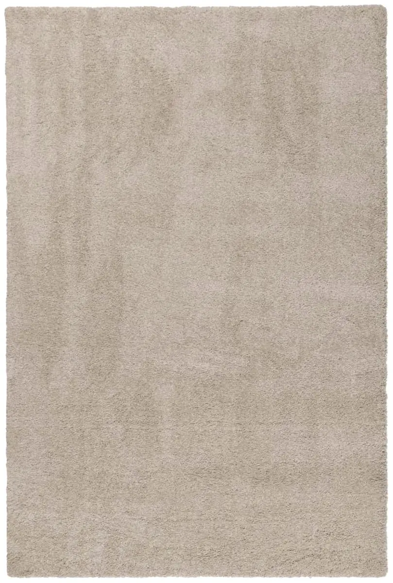 Hochflorteppich Lucida Beige Draufsicht