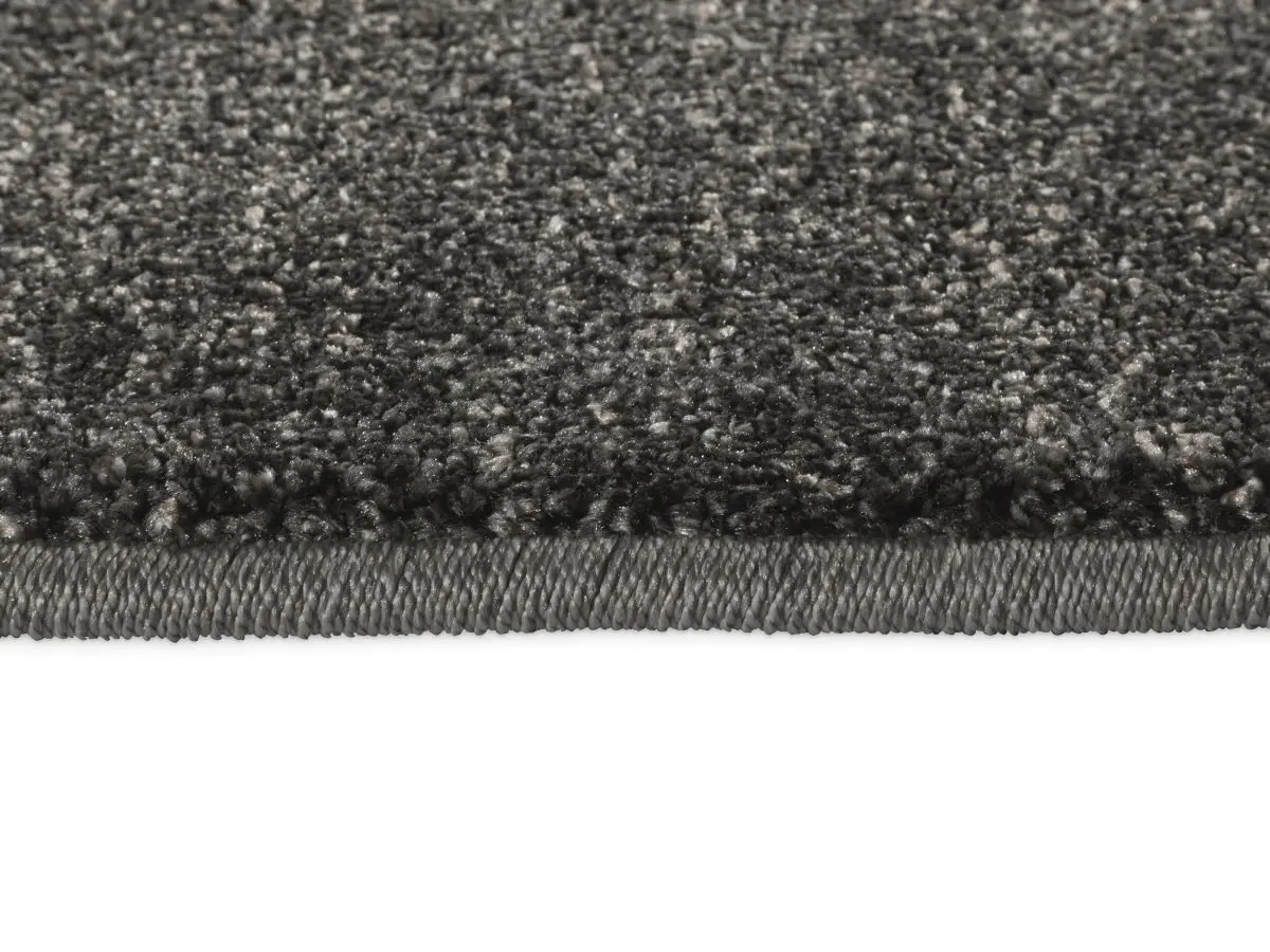 Kurzflorteppich Maduna Anthrazit Detail