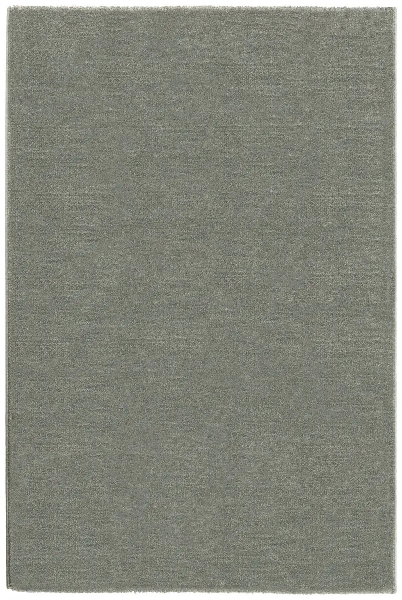 Kurzflorteppich Maduna Grün Draufsicht