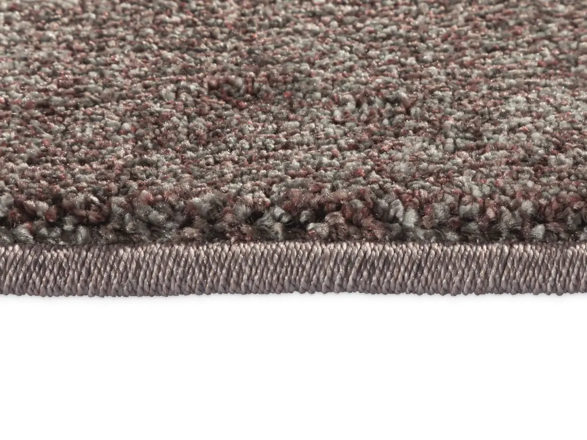 Kurzflorteppich Maduna Rot Detail