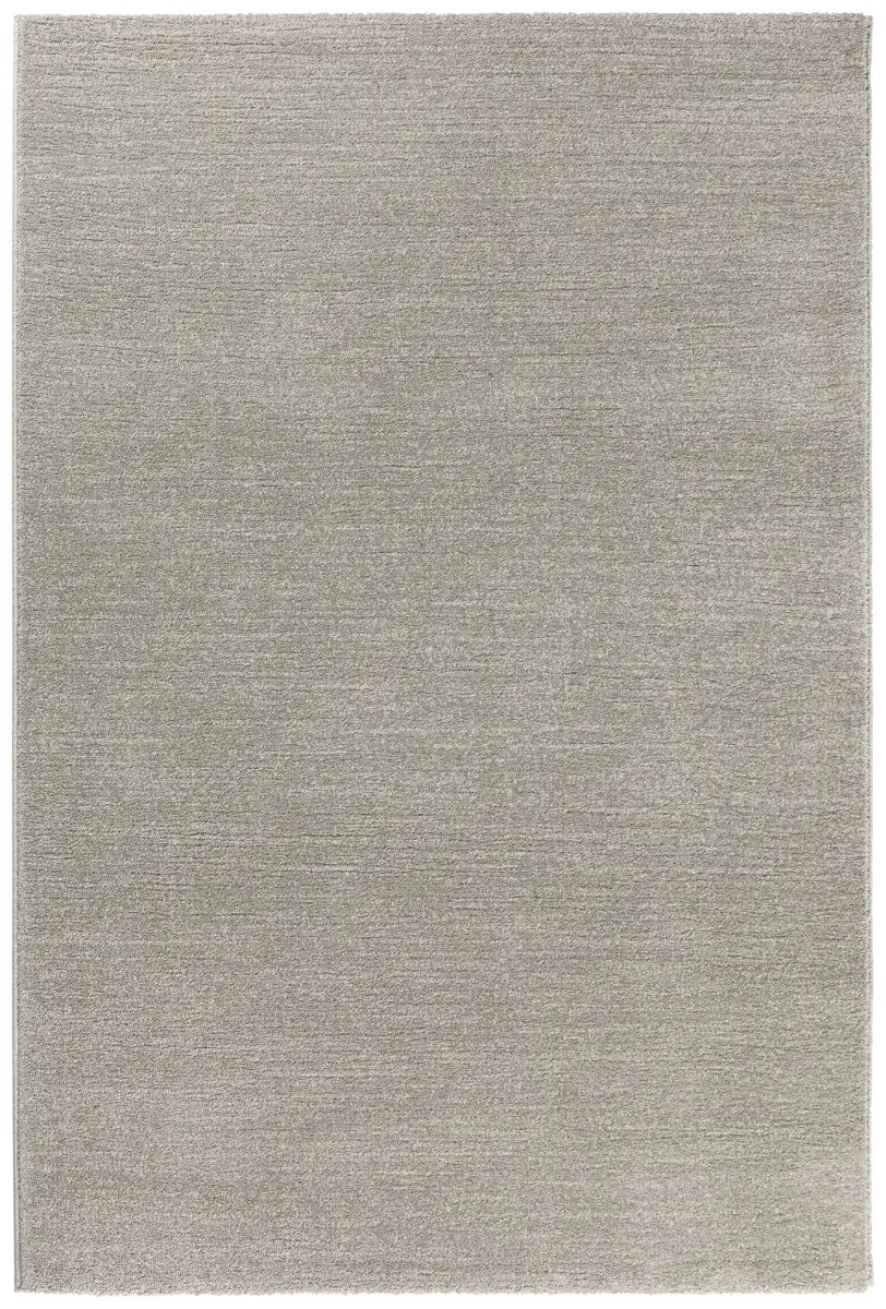 Kurzflorteppich Maduna Silber Draufsicht