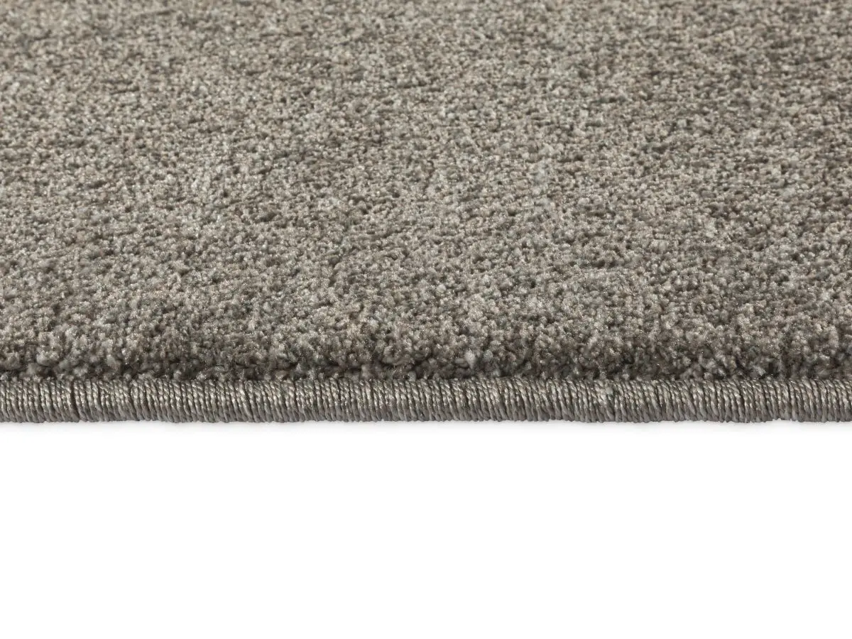 Kurzflorteppich Maduna Taupe Detail