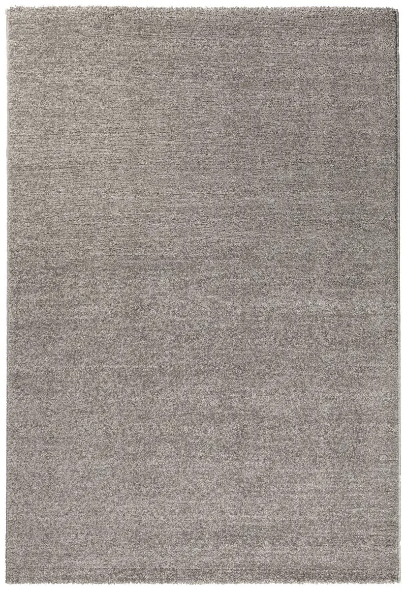 Kurzflorteppich Maduna Taupe Draufsicht