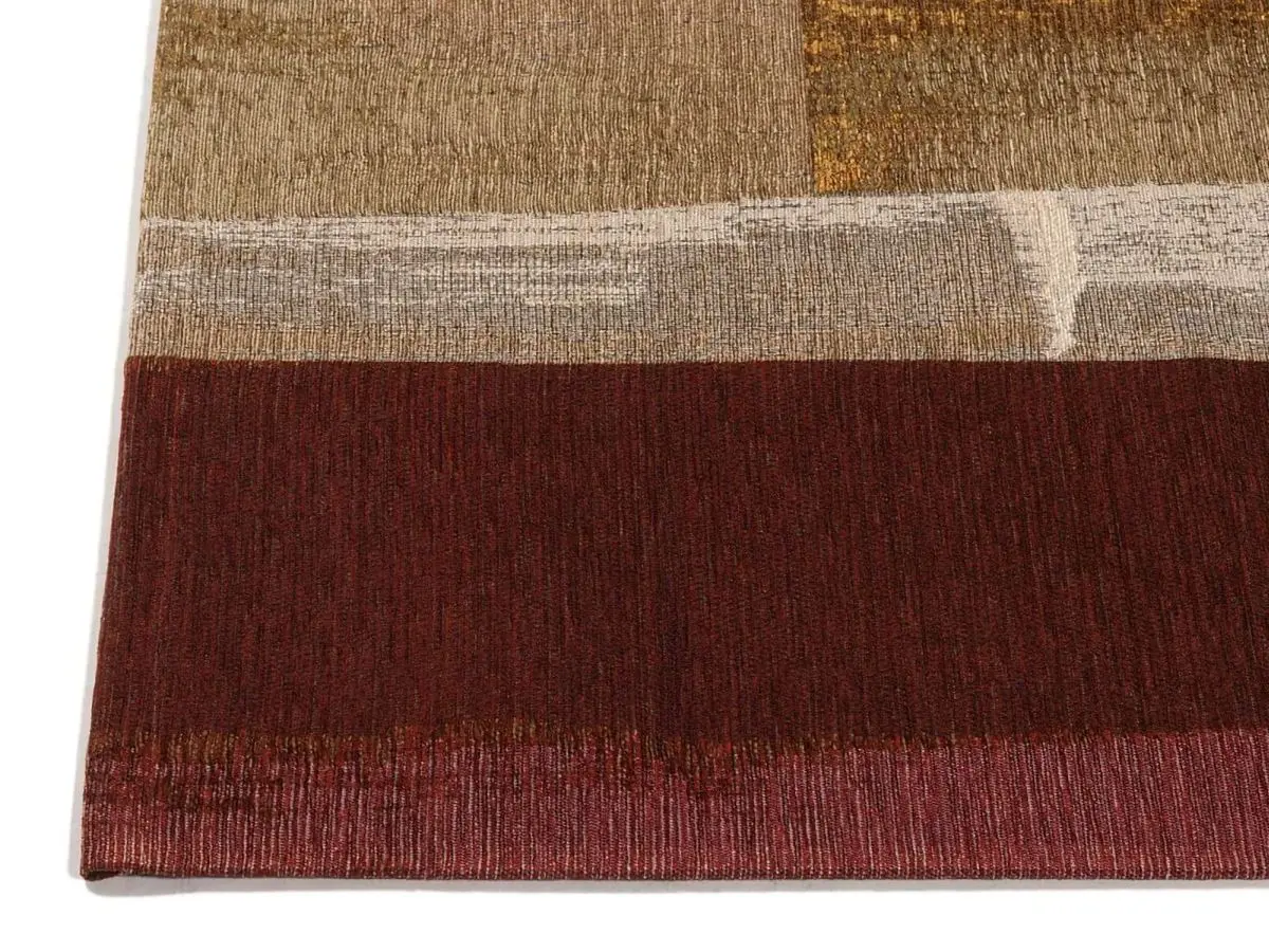 Designteppich Modra Kupfer Ecke