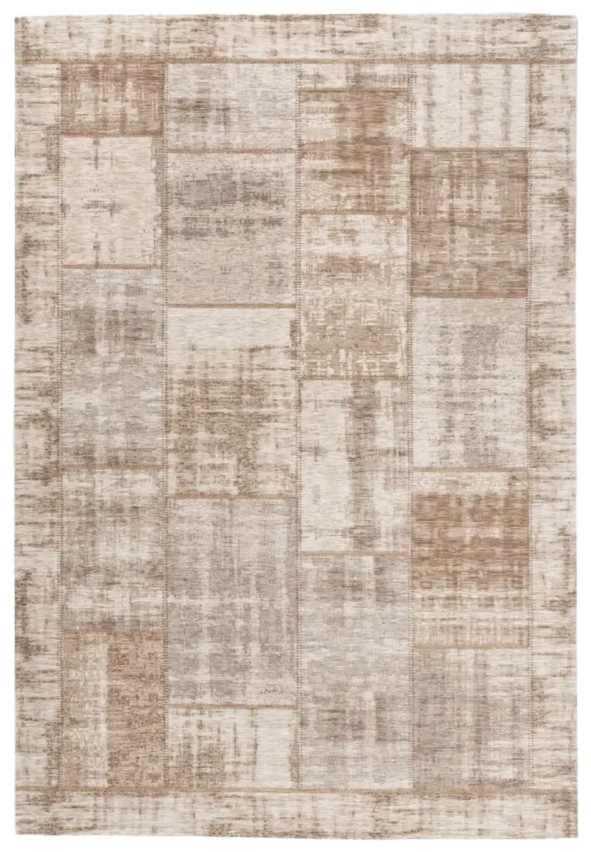 Designteppich Pablo Beige Draufsicht