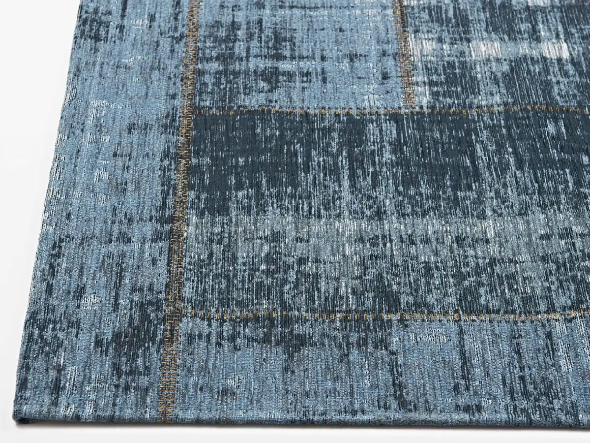 Designteppich Pablo Denim Ecke