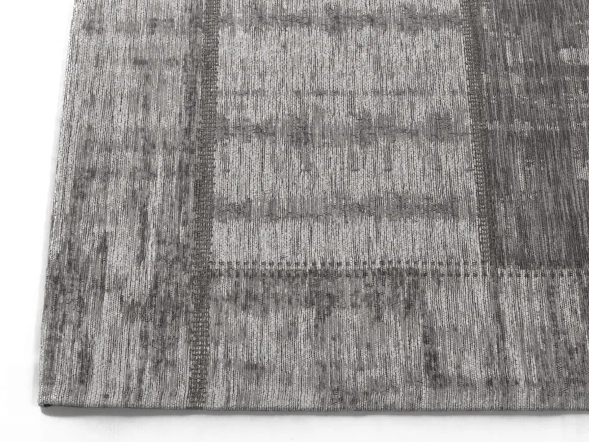 Designteppich Pablo Grau Ecke