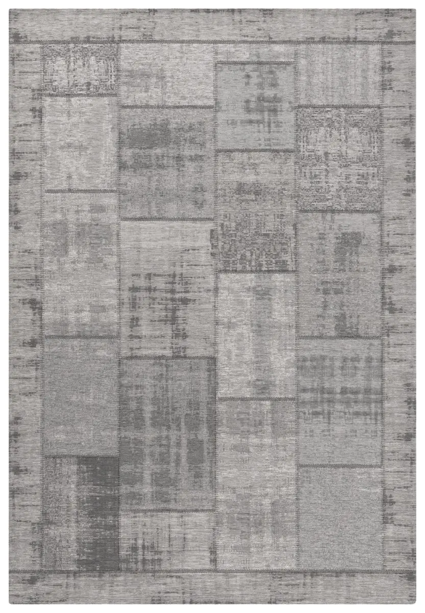 Designteppich Pablo Grau Draufsicht