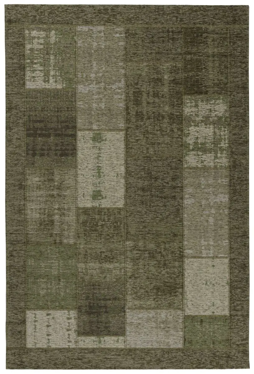 Designteppich Pablo Grün Draufsicht