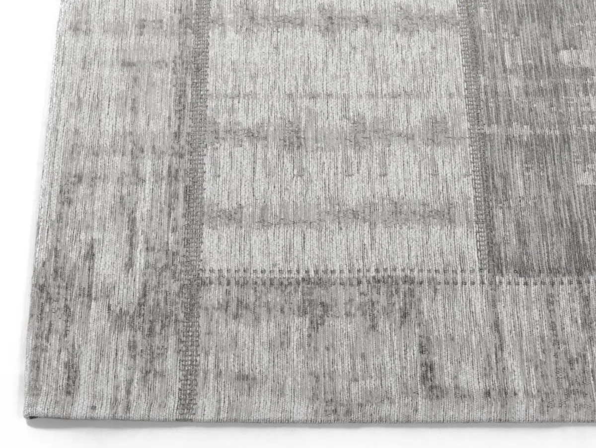 Designteppich Pablo Hellgrau Ecke