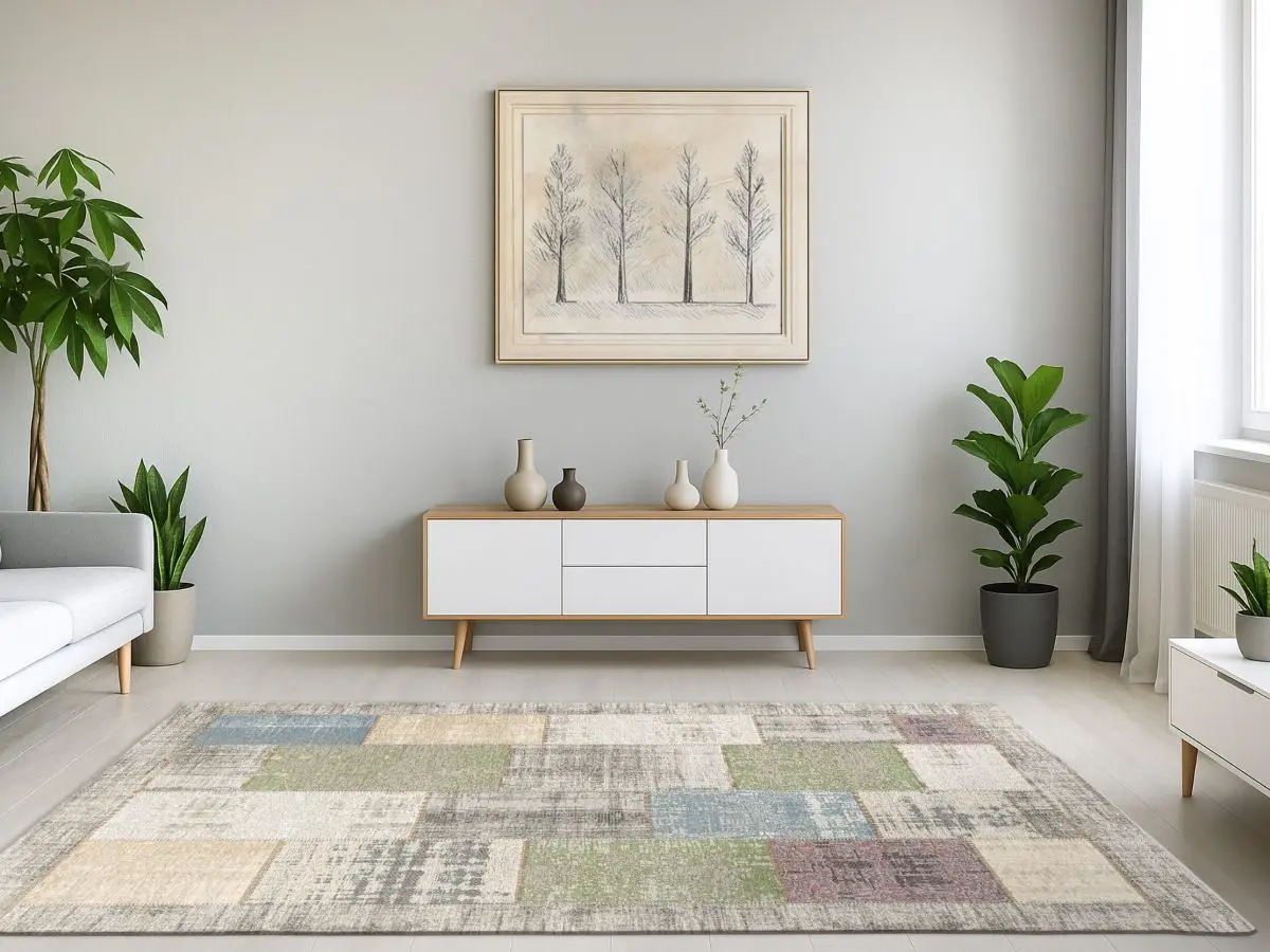 Designteppich Pablo Pastell Milieubild