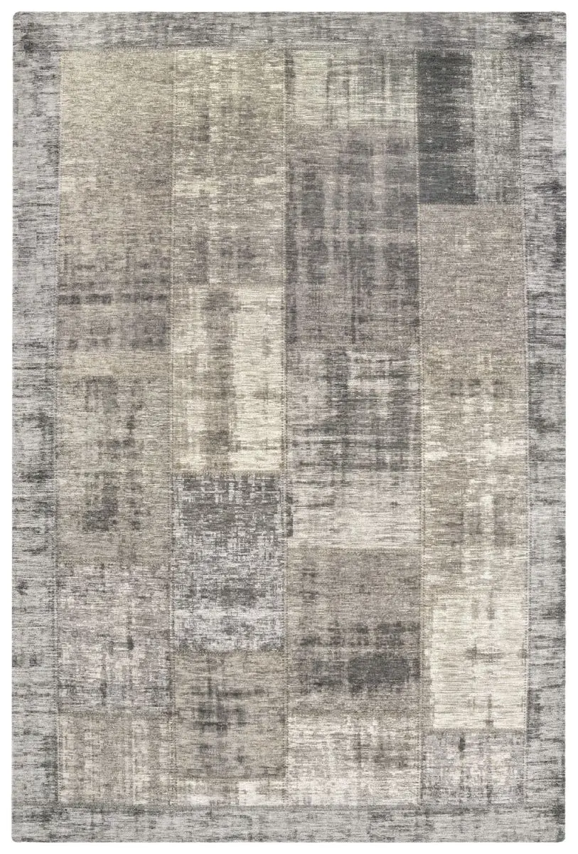 Designteppich Pablo Taupe Draufsicht