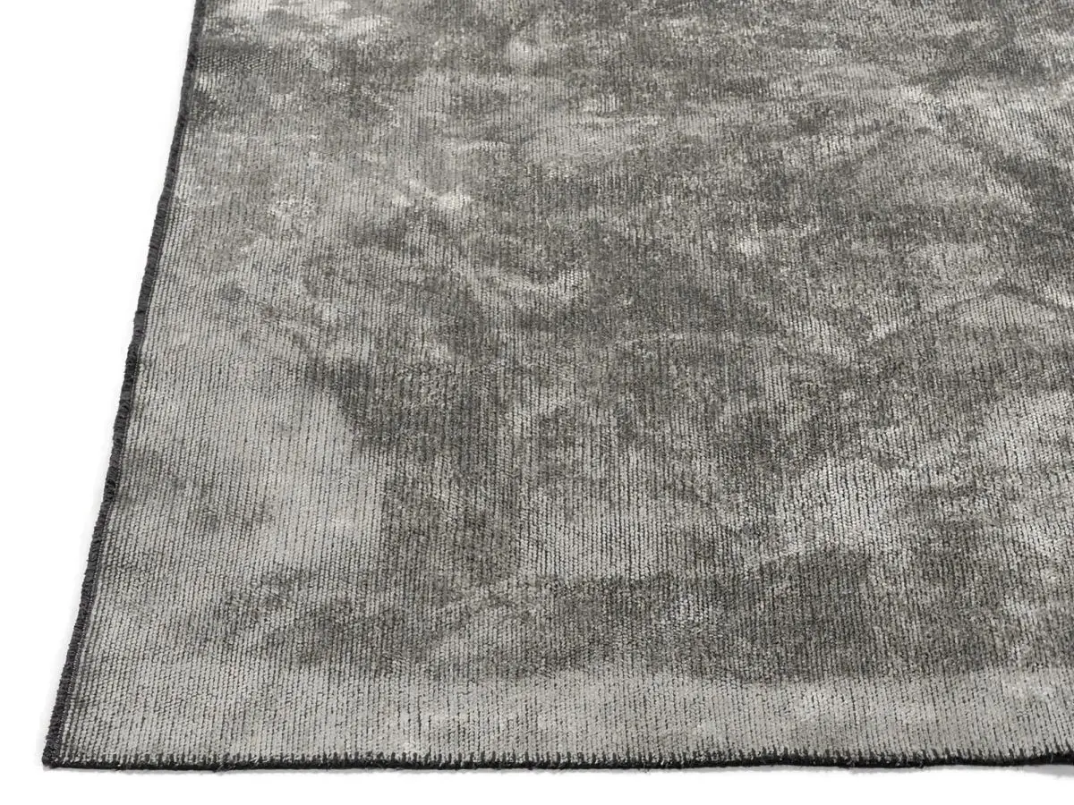 Luxusteppich Royce Silber Ecke