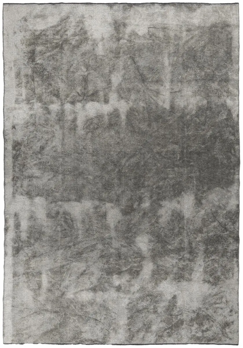 Luxusteppich Royce Silber Draufsicht